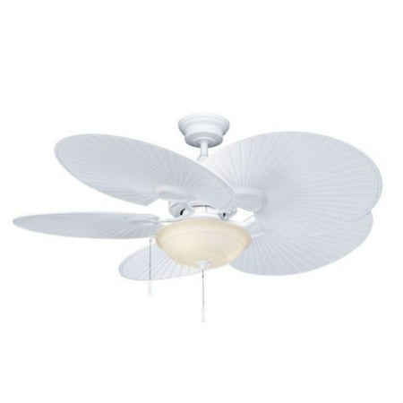 Hampton Bay Havana 48 In Indoor Outdoor Matte White Ceiling Fan