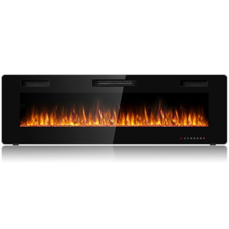 Gymax 60 Fireplace Electric Recessed Wall Mounted Heater W Remote Control Canada Gymax 60 Fireplace Electric Recessed, Wall Mounted Fireplace Electric Heater