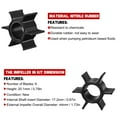 thumbnail image 4 of SPEEDWOW Water Pump Impeller Repair Kit, 853792A07 Water Pump Impeller Repair Kit for Mercury and Mariner 25-30 Hp 4-Stroke Outboards Replaces 853792A07, 4 of 7
