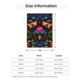 thumbnail image 5 of Sikiie Mexican Flower Traditional1 Cozy Flannel Fleece Throw Blanket: Lightweight & Thick for All Seasons - Perfect for Women, Men, & Kids", 5 of 6