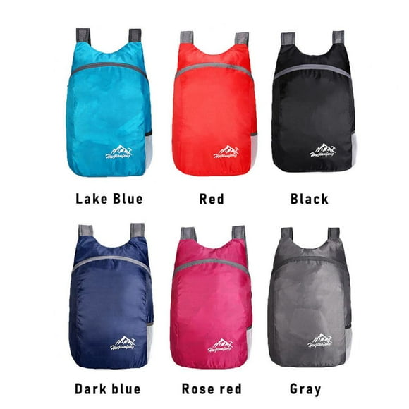 Outdoor Sports Lightweight Duffel Bag Travel Backpack Splashproof Skin Bag Folding Bag 600 Rose