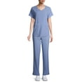 thumbnail image 7 of ClimateRight by Cuddl Duds Short Sleeve V-Neck Scrub Top (Women's ), 7 of 7