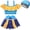 Swimsuit set-C, variant on Princess Tankini Two-Piece Cartoon Swimsuit Set, Girls 3-Piece