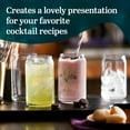 thumbnail image 5 of Libbey Classic Can Shaped Drinking Glasses Set of 4, Clear Kitchen Glass Tumbler, 16 Oz, Dishwasher Safe Glass Beer Cups for Beverages and Cocktails, 5 of 6