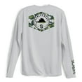 thumbnail image 3 of SCALES Men's Sail Camo Sleeve Performance Shirt White, Large Long Sleeve Shirt, 3 of 4