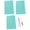 Turquoise, variant on Gieenan 6Pcs Canoes Kayak Repair Patches for Inflatable Boats, Kayak PVC Repair Patches