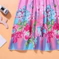 thumbnail image 7 of 1-10Y Kids Child Girls Boho Summer Dress Flower Casual Beachwear Holiday Sundress + Necklace, 7 of 7
