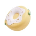 thumbnail image 4 of Bento Bowl Donut Shape Heatable with Lid Fork Spoon Plastic Lunch Container for Office School Yellow, 4 of 10