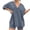 Navy Blue, variant on Womens Workout Sets Womens Pajamas 2 Piece Outfits Sets Oversized V Neck T Shirts Tops Biker Shorts Set Workout Reversible Tracksuit 2Piece Set Outfit for Women Summer (Orange,XXL)