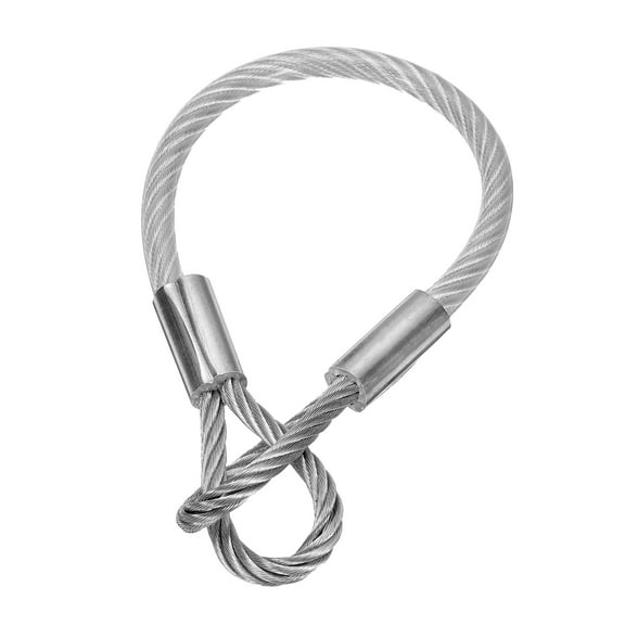 3/16" 1ft 304 Stainless Steel Cable Wire Rope 7 x 19 Strands Coated Aircraft Wire for Outdoors Decking