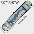 thumbnail image 3 of Yayeee Double Oven Mitt Kitchen Heat Resistant Baking 35" x7" Quilted Glove, Winter Village Serenity, 3 of 6