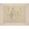 thumbnail image 3 of Gustav Jäger 24x19 Black Modern Framed Museum Art Print Titled - Moses (1828-71), 3 of 5