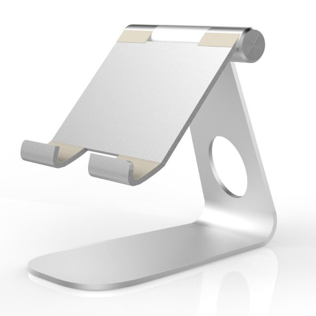 Soporte ajustable para tableta, soporte para iPad, soporte de escritorio de aluminio para tableta compatible con iPad Air 4/Mini, nuevo iPad 10.2/9.7, iPad Pro 11/12.9, Samsung, Nintendo y más, platea