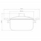thumbnail image 5 of Olla con Tapa Tramontina Paris de 24 cm, 4.9 L, 5 of 5