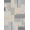Beige Blue Grey, Pattern 16, variant on ODIKA 8'x10' Washable Area Rug Colorblock With Striped Modern Mosaic Color Field Design Abstract Flowing for King Size Bedroom Under Bed, Master Suite, Non-Shedding, Easy Care