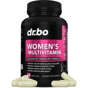 Womens Multivitamin Natural Daily Multi Vitamins, Energy Vitamin Supplements 60 Capsules