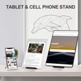 thumbnail image 4 of 2-piece Tablet Holder, Multi-angle Portable Phone Holder, Compatible with Multiple Models-01-White, 4 of 7