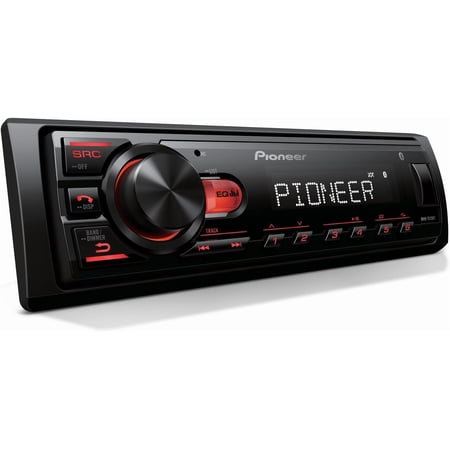 Pioneer Digital Media Car Stereo MVH-S110BT 1-Din with Bluetooth USB AM/FM Radio iPhone Android Compatible