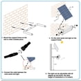 thumbnail image 4 of Toystoory Lámpara de Control remoto de inducción corporal con Sensor de movimiento de luz de pared Solar, iluminación recargable de aleación de Iluminación y accesorios 30W Toystoory HA073052-03, 4 of 6