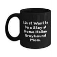 thumbnail image 1 of Cheap Italian Greyhound Dog Gifts, I Just Want to Be a Stay at Home Italian Greyhound Mom, Birthday 15oz Mug F Italian Greyhound Dog, 1 of 2