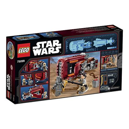 guiden Massage brydning LEGO Star Wars Rey's Speeder 75099 Building Kit - Walmart.com