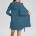 thumbnail image 5 of Shihyeh Women's UPF 50+ Swim Cover Up Sun Protection Hoodie Long Jacket SPF Lightweight Beach Cover Ups for Women, 5 of 7