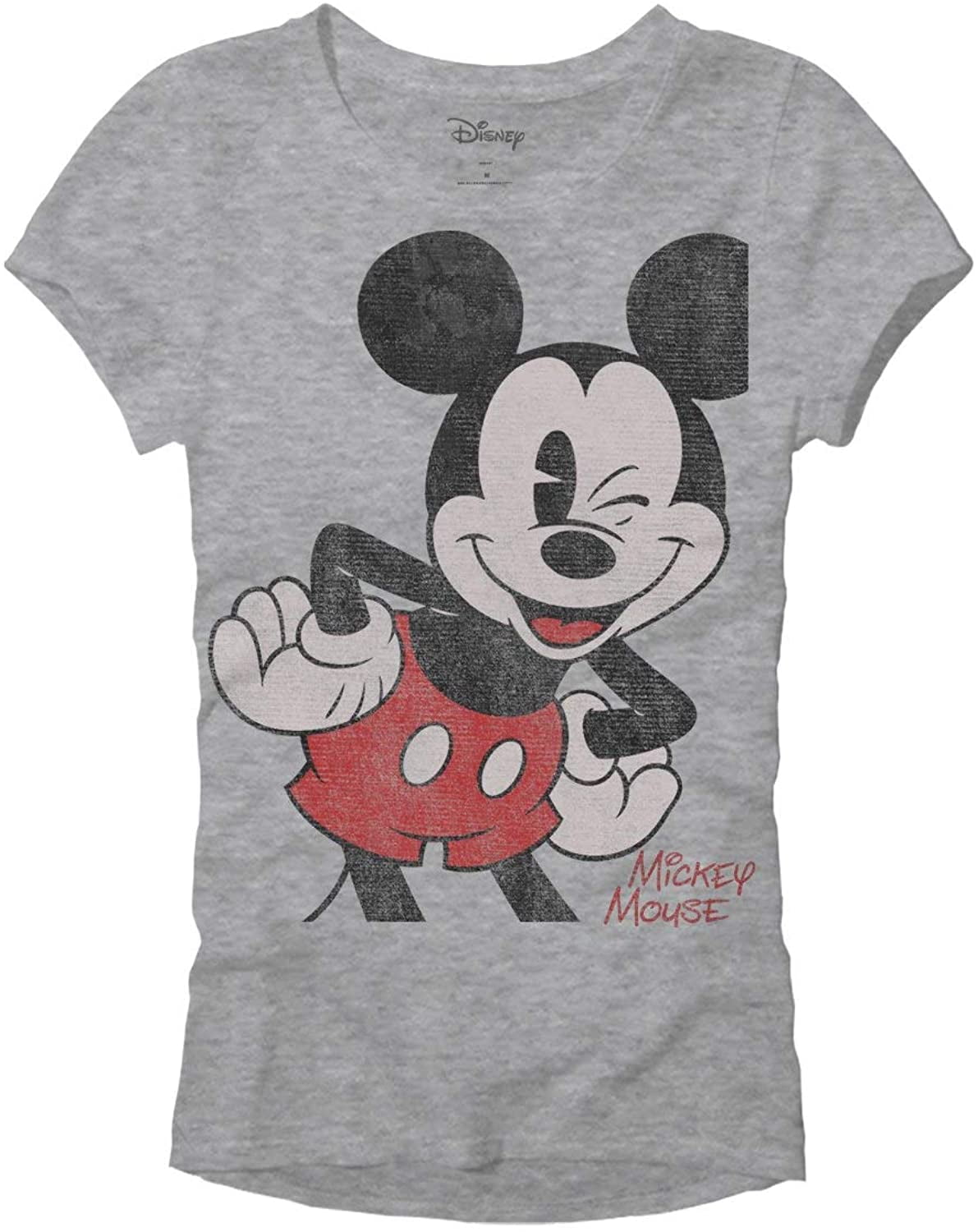 Oversized Mickey Mouse Womens Juniors Classic Vintage Disneyland World T-Shirt