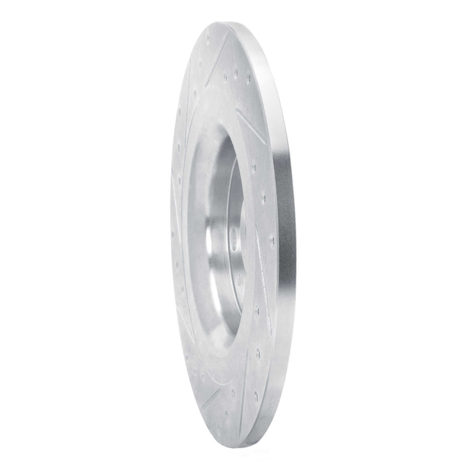 Dynamic Friction Company 631-27061R DFC Brake Rotor - Drilled And Slotted - Silver