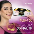 thumbnail image 2 of Laflare Handcrafted Press-On Nails Coffin Shape False Nails with Nail Glue (Long), 2 of 5
