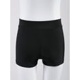 thumbnail image 5 of Oyolan Kids Girls Dance Shorts Gymnastics Figure Skating Bottoms Sparkle Ballet Tumbling Short Black 10, 5 of 8