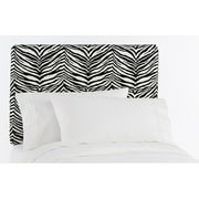 Skyline Furniture - Full Upholstered Headboard , Zebra Black