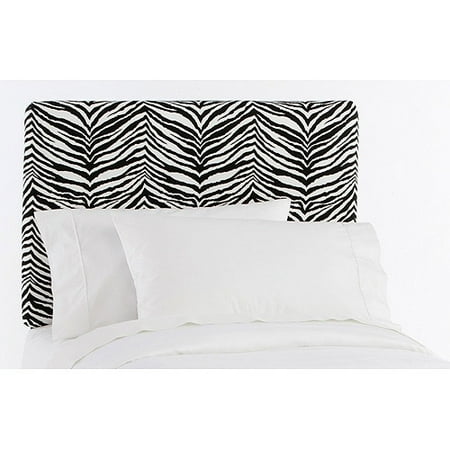 Skyline Furniture - Full Upholstered Headboard , Zebra Black