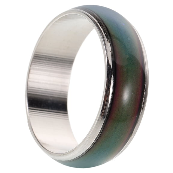 TAILTOSS Color Changing Mood Ring for Unisex Made of Stainless Steel Diameter 15.6mm