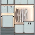 thumbnail image 6 of Lzobxe Fabric Cube Organizers and Storage with Zippers and Lids, Large Collapsible Stackable Storage Bags Dresser for Dorm Home, Office, Bedroom, 6 of 8