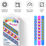 Diamond Dotz Dotzies - Daisies Diamond Painting Kits for Kids - Diamond Art Kits a Relaxing Creative Craft Kit with Dotz Gems