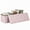 Pink, variant on Gianna 30 Inches Folding Storage Ottoman Bench, Storage Chest, Foot Rest Stool, Bedroom Bench with Storage, Gray