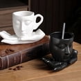 thumbnail image 1 of Iumwxz Kitchen Gadgets Ceramic Top Coffee Mug with Plates and Spoon Kitchen Utensil Set White Ceramics Tax Free Weekend, 1 of 3