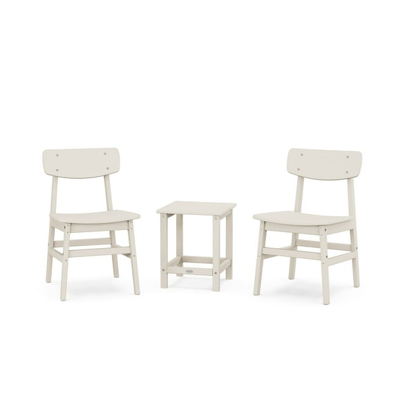 POLYWOOD® Modern Studio Urban Chair 3-Piece Seating Set in Sand