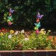 thumbnail image 4 of CaiYueKe Solar Garden Lights Outdoor Waterproof LED Solar Powered Stake Lights for Yard Pathway Patio Lawn Decorative Lighting Landscape Decor Butterfly Metal Solar Lights, 4 of 7