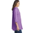 thumbnail image 3 of Woman Within Plus Size Button-Front Embroidered Tunic, 3 of 3