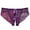 Purple, variant on Panties for Women,Lace Underwear Hollow Out Shorts with Alluring Bow Design Pure Desire Scheming,Womens Underwear,Purple,L