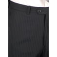 thumbnail image 7 of Mens Side Vent 2-piece Gray Stripe Cotton Classic Fit Suit, 7 of 7