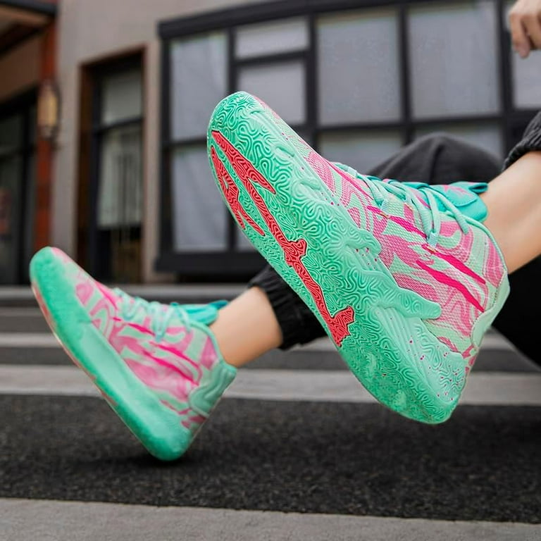 Womens Multicolour Lace Up Fashion Sneaker High-Top Casual