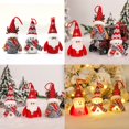 thumbnail image 4 of Christmas Gnome Ornaments Faceless Led Light Plush Doll Xmas Decors Gift, 4 of 9