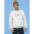 thumbnail image 2 of Tallahassee, Florida Text. Men Sweatshirt, Male Large, 2 of 4
