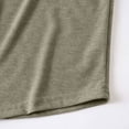 thumbnail image 3 of HOOMEUMY Sweatshirts for Men Spring Long Sleeve Hooded Lightweight Solid Color Comfy Button Drawstring Hooded Sports Shirts Pullover (Khaki,XXL), 3 of 8