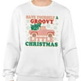 thumbnail image 2 of Groovy Little Christmas Sweatshirt Unisex 5X-Large White, 2 of 5
