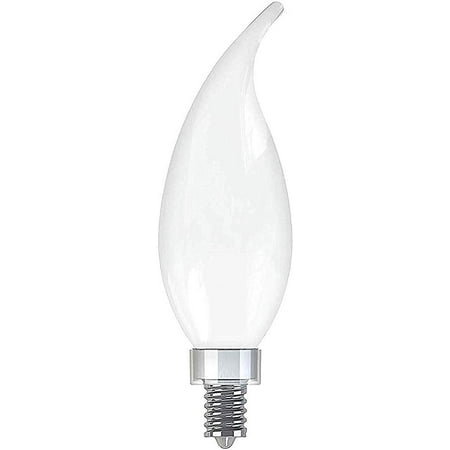 GE 4.2-Watt (40-Watt Replacement) 300 Lumens Soft White Candelabra Base Bent Tip LED Outdoor Light Bulb (1 (Best Led Replacement Bulbs)