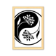 thumbnail image 1 of El budismo Yin Yang Negro Flor Blanca Cuadro de madera decorativa marco de casa A4, 1 of 3