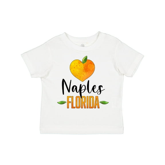 Inktastic Naples Florida Orange in Heart Boys or Girls Toddler T-Shirt
